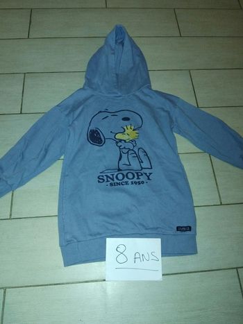Pull long peanuts fille taille 8 ans