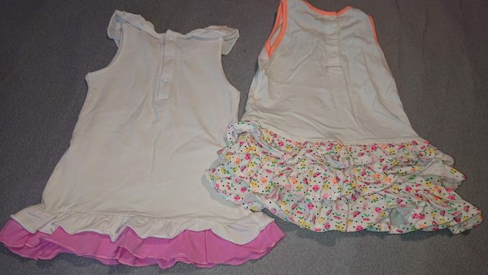 Lot de 2 robes été, Tissaia, 12 mois/1 an - photo numéro 3