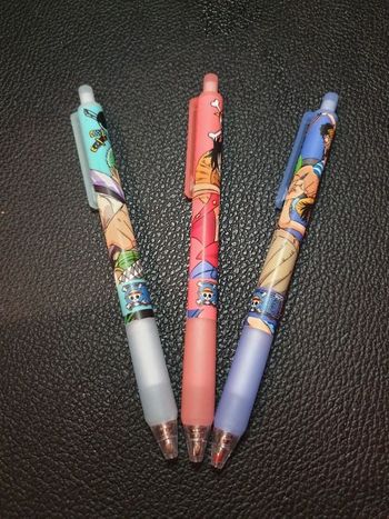 Lot de 3 stylos "One piece"