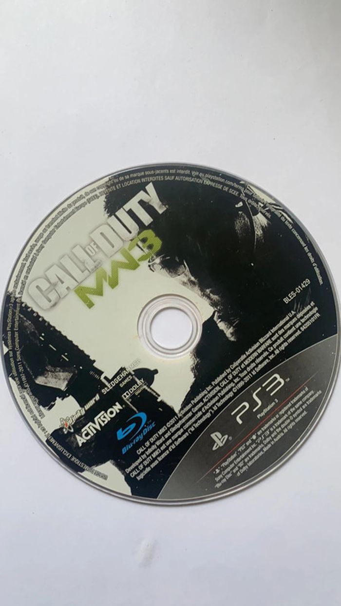 call of duty mw3 ps3 sans boîte