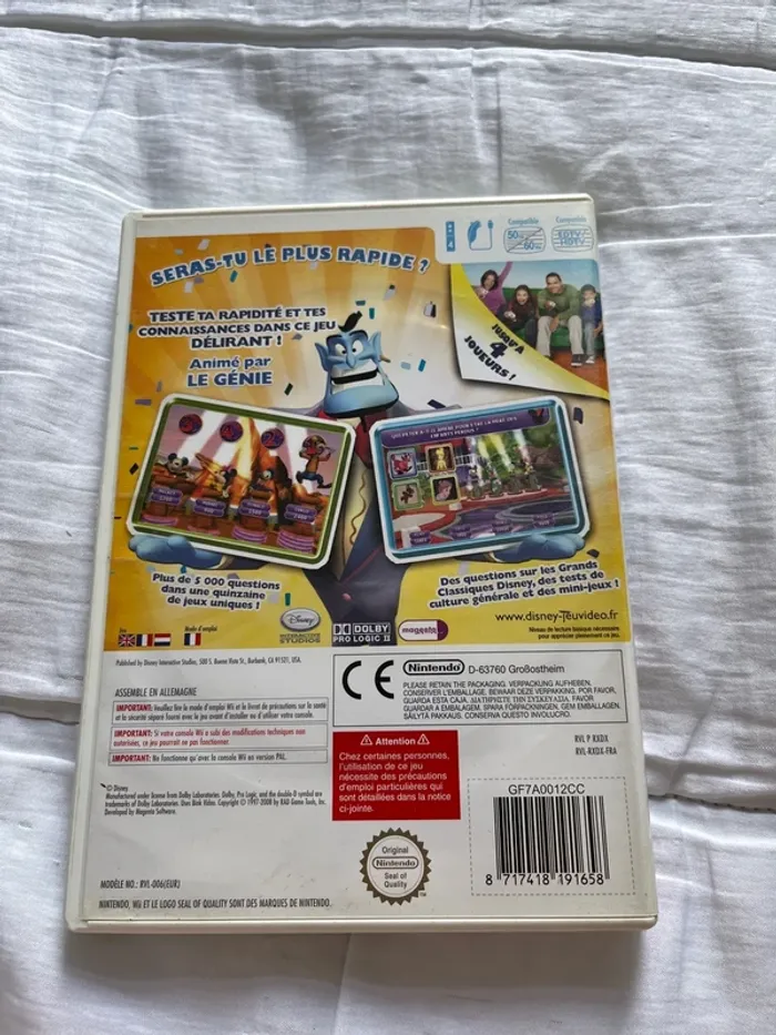 Jeu de Wii Disney think fast - photo numéro 4
