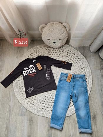 Ensemble TAO rock neuf 3 ans