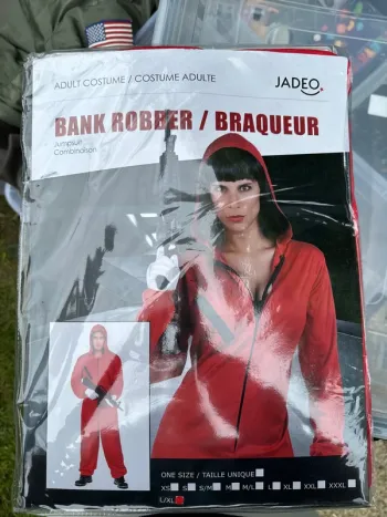 Costume braqueurs mixte