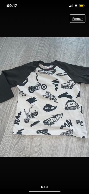 T-shirt ZARA 2/3 ans