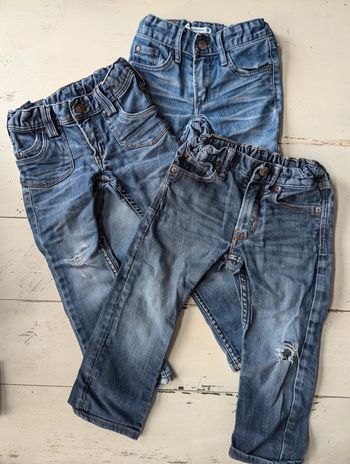 Lot de 3 jeans troués H&M