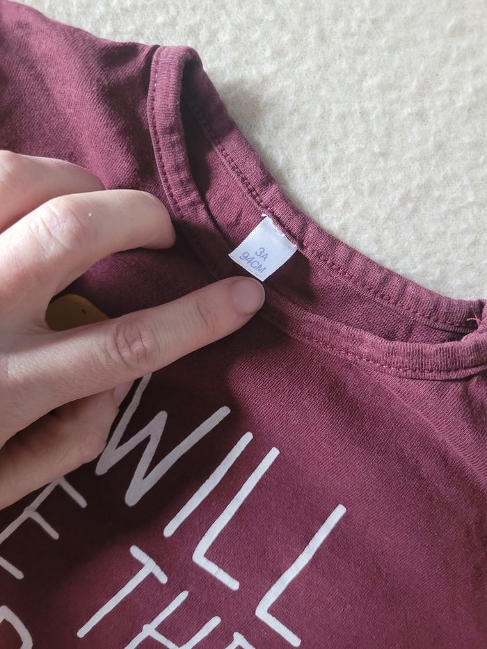 T-shirt manches longues 3 ans 94 cm - photo numéro 4