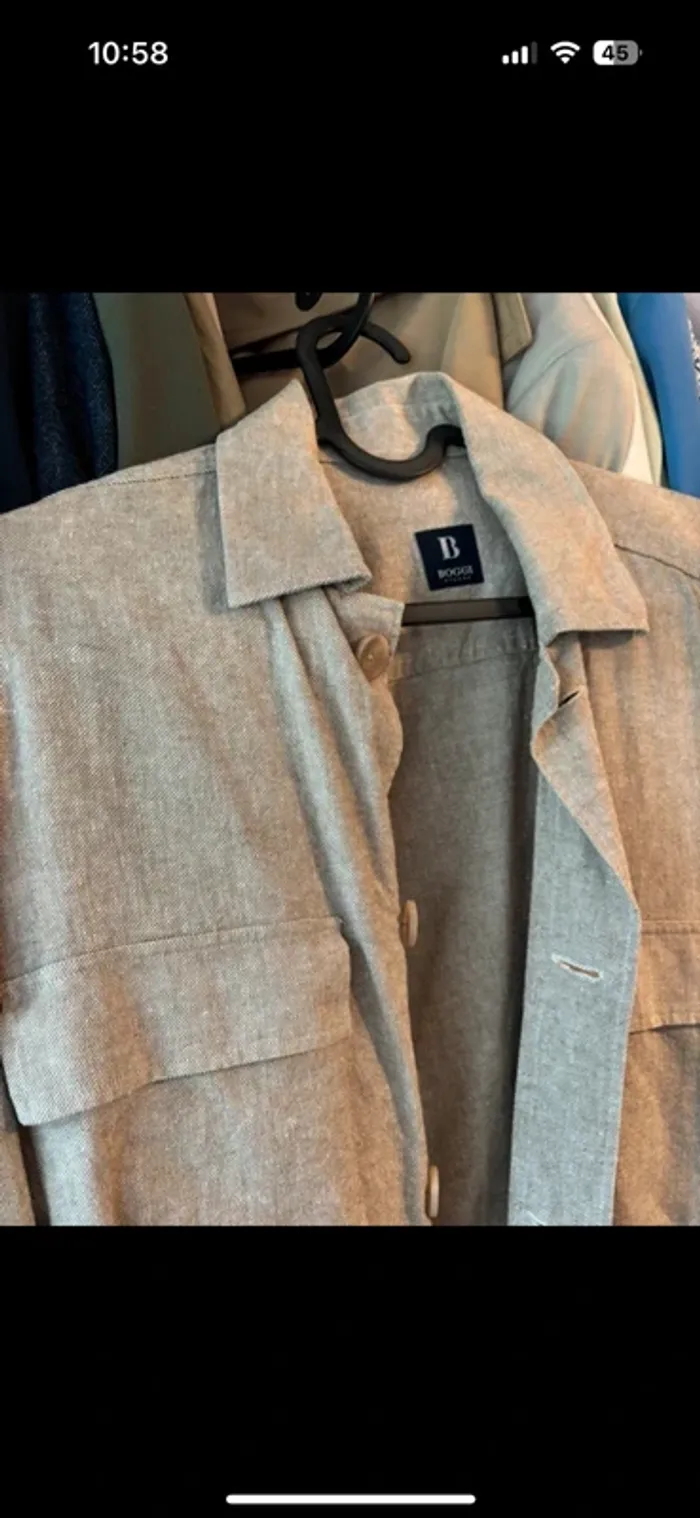 Surchemise lin beige - photo numéro 2