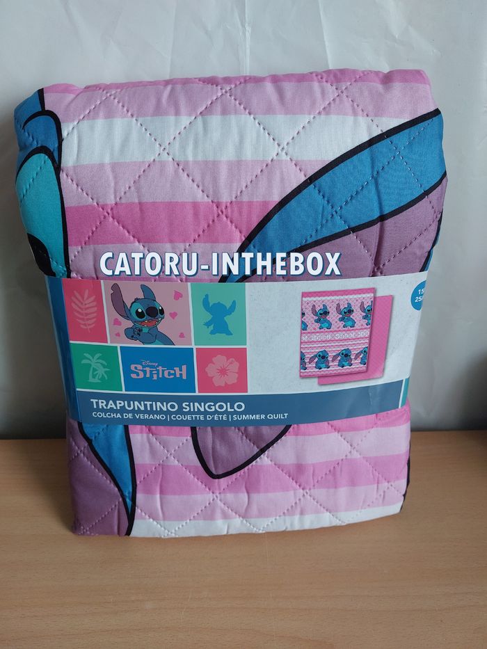 Couverture / Couette d'été / Quilt Disney Stitch | 150x250 - photo numéro 2