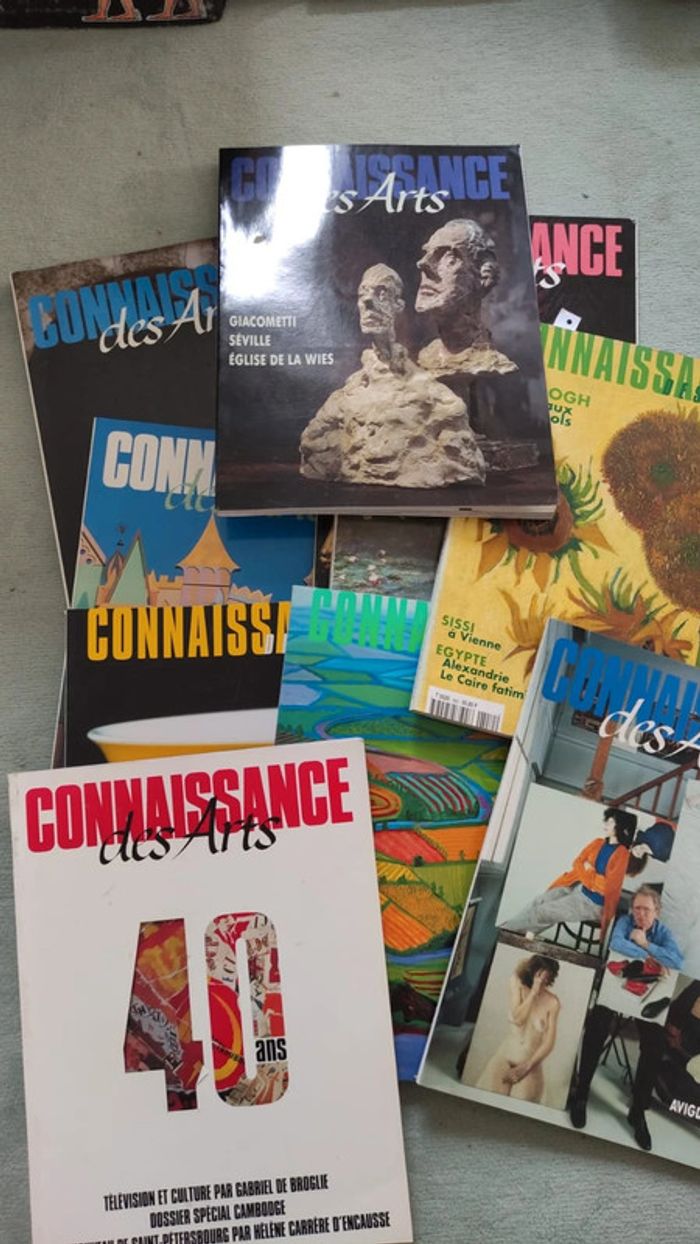 10 magazines connaissance des arts 5€