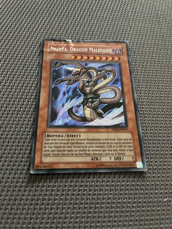 Carte Yu-Gi-Oh! - Ananta, Dragon Maléfique PP02-FR017 Secrète Rare