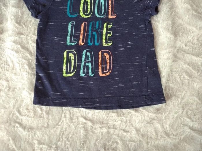 Tee shirt chemise manches courtes Garçon 12/18 mois Cool like Dad Papa Baby club - photo numéro 4