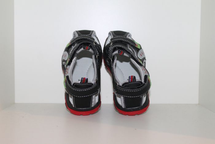sandales nus pieds rouge noir gris 30 - photo numéro 4
