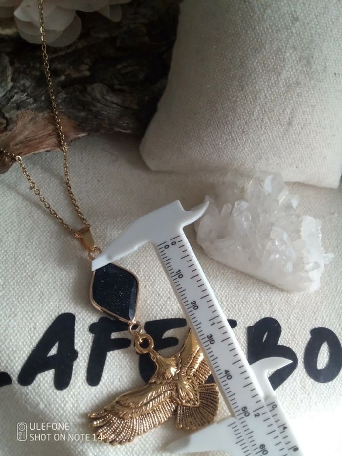 Collier aigle et pierre des sables - photo numéro 2