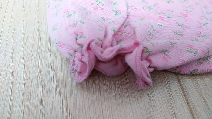 Ensemble fleurs rose 3 mois - photo numéro 3