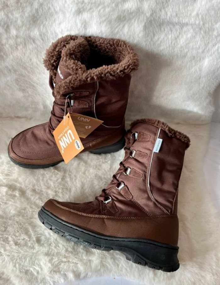 Après ski, bottes mi mollets fourrées pointure 35 - photo numéro 8