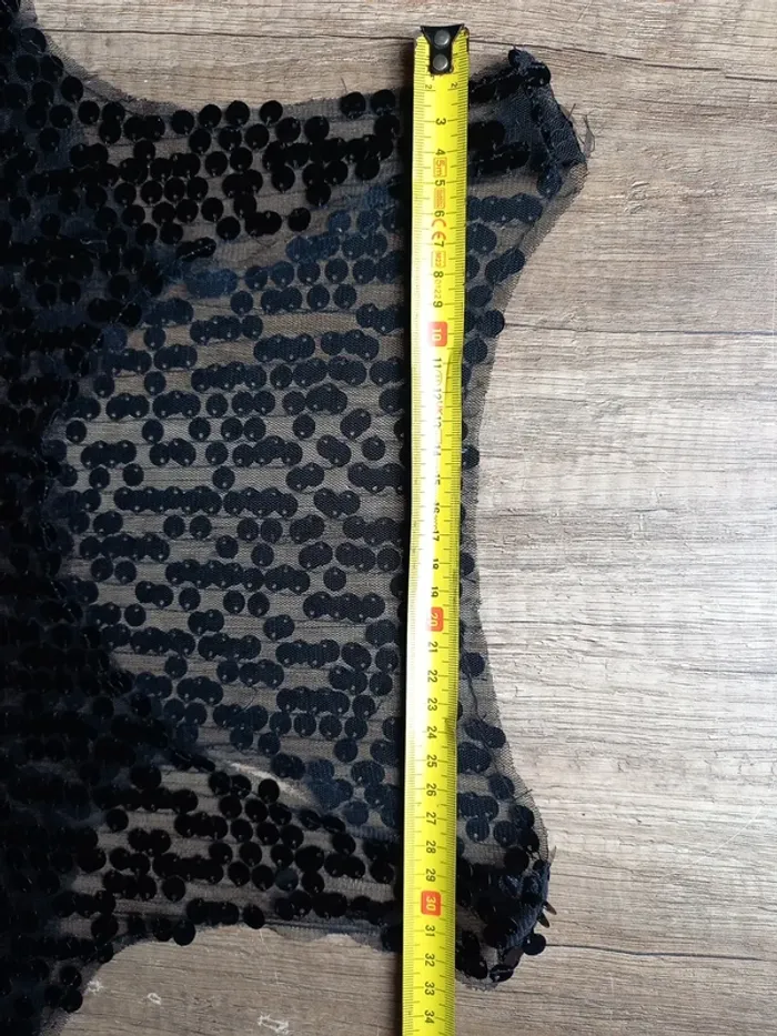 Robe noir transparente L - photo numéro 11