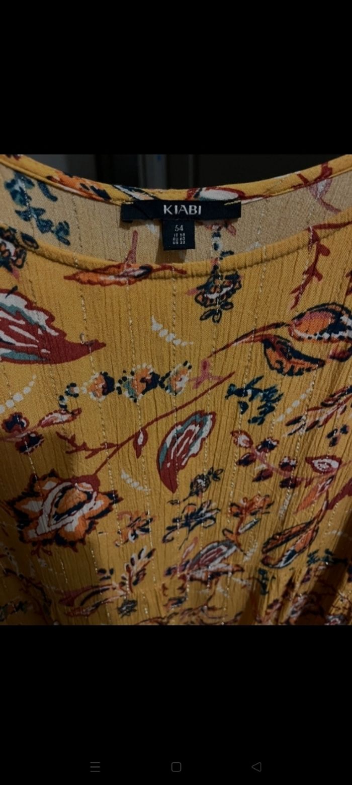 Robe jaune à motifs Kiabi 54 - photo numéro 2