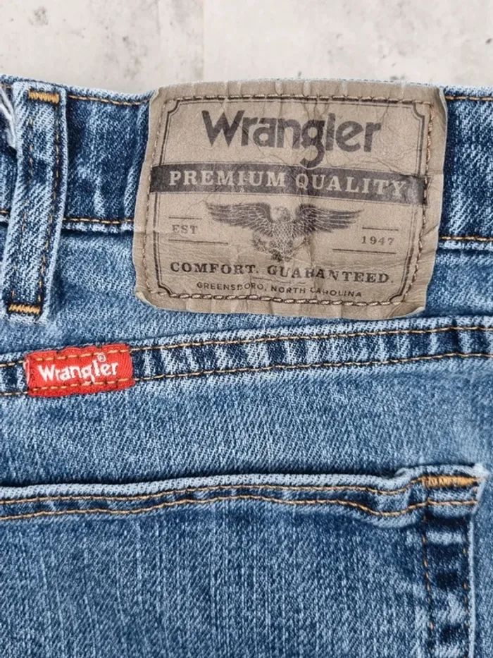 Jean Wrangler bleu – Taille 36x30 US / 46 FR Homme (mesures en photos) - photo numéro 8