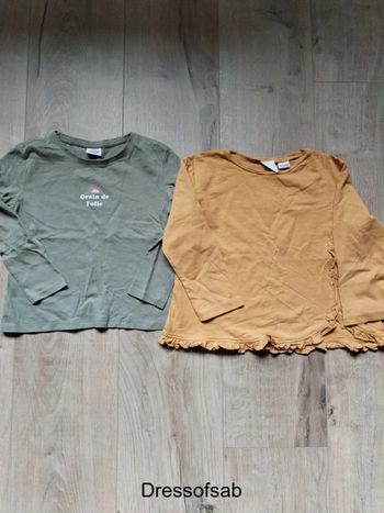 Lot tee-shirt Fille 5ans