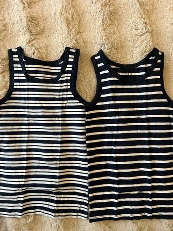 Lot de 2 débardeurs garçon 4/4 ans 104cm