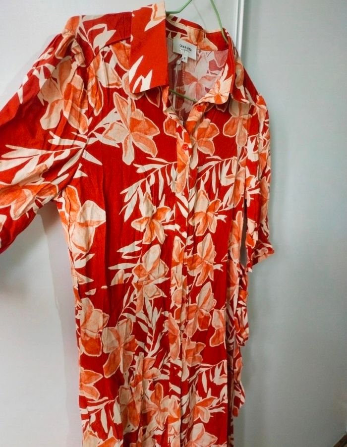 Robe orange Grace &mila taille S soit 36/38 - photo numéro 2