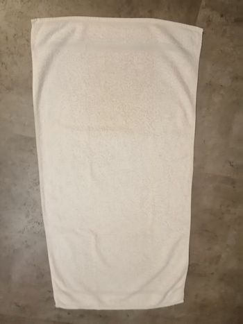 serviette blanche 94 x 45 cm