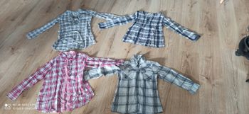 Lot de 4 tuniques chemisiers 10 ans