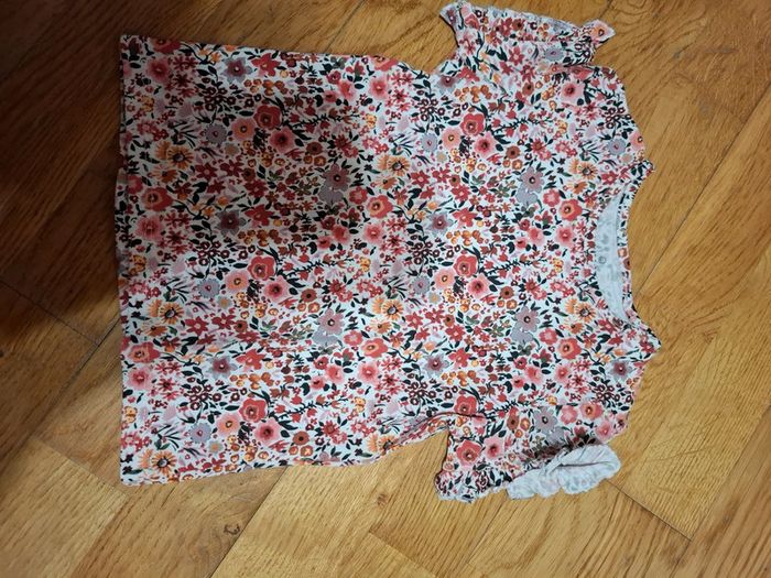 Tshirt fleure fille