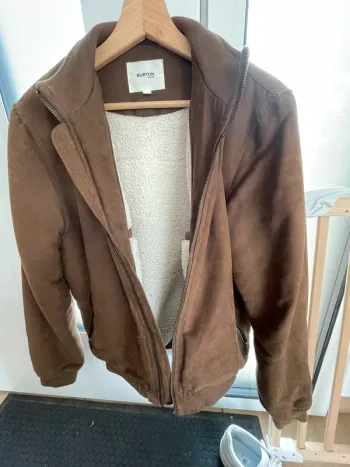 Veste homme en daim  marron Burton