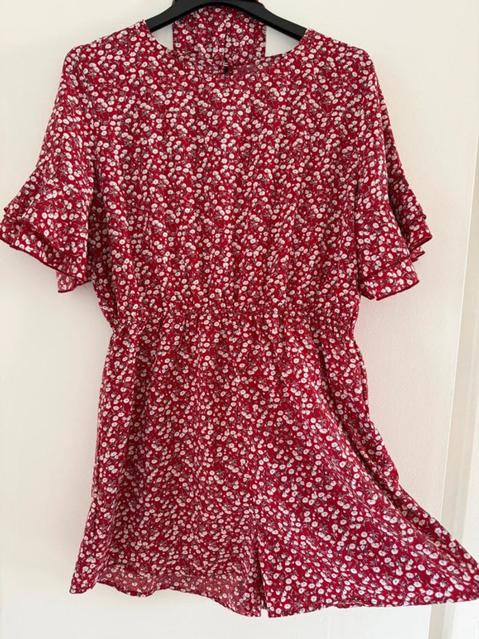 Combi short fleurie / Taille 38 - photo numéro 4
