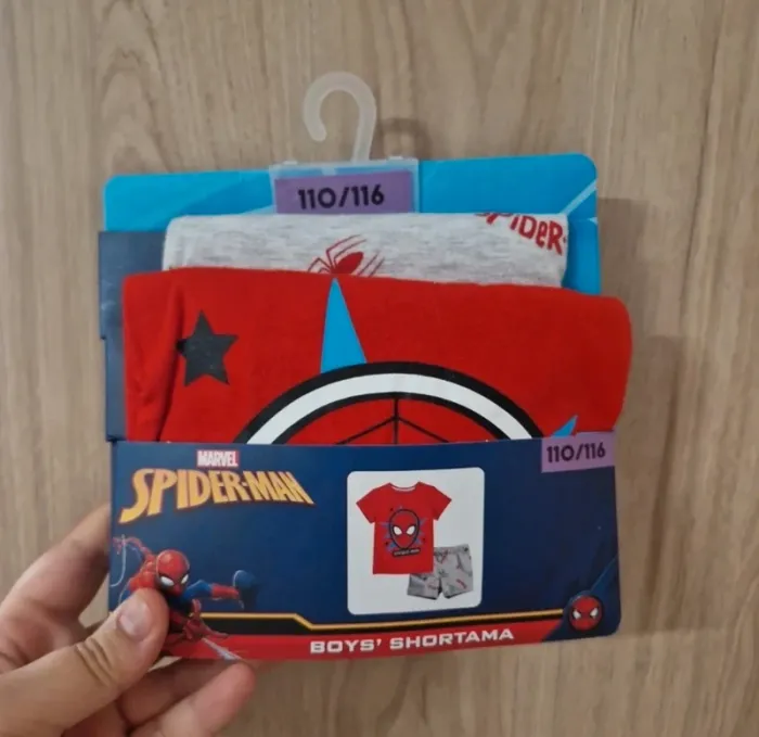 Pyjama/short Spiderman 5-6 ans