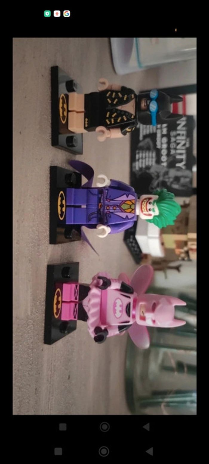 Lot de 3 figurines lego Batman