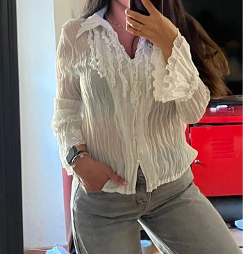 Chemise vintage neuve - taille 42 - parfaite look chic ou casual