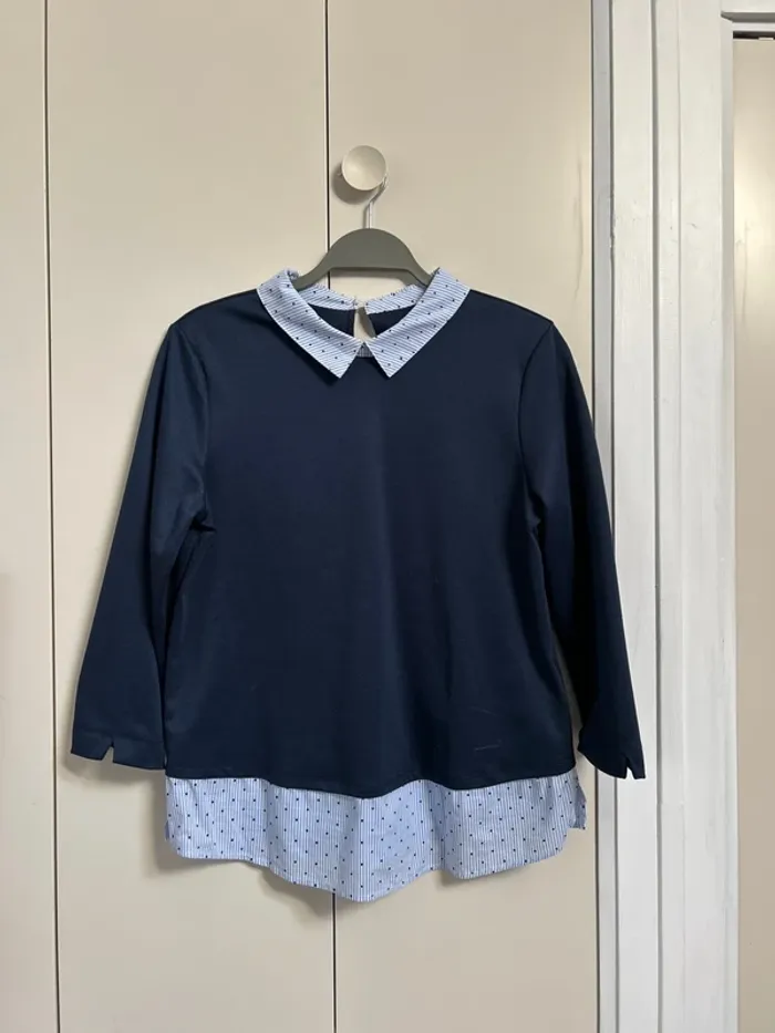 Blouse camaïeu manche 3/4