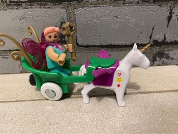 Figurine fée et licorne