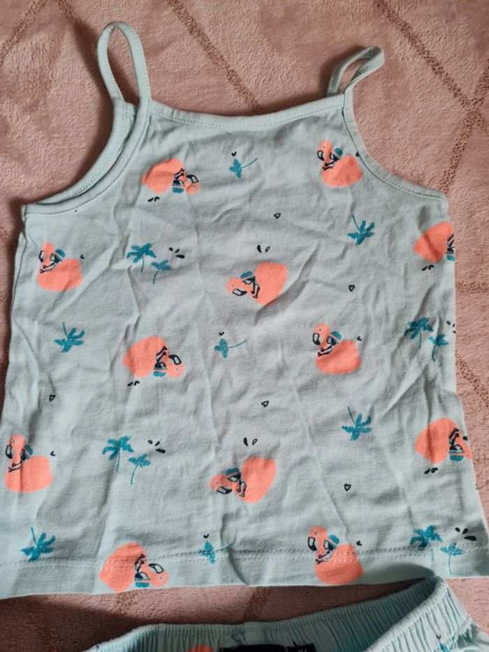 Ensemble short + débardeur fille 12 mois in extenso - photo numéro 4