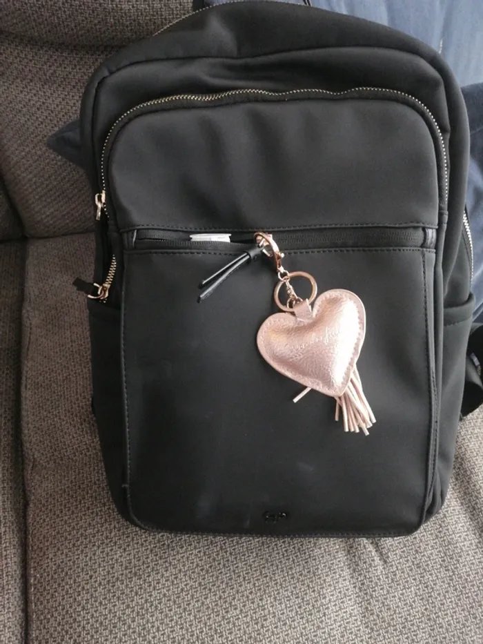 Porte clefs cœur doré Wonderful - photo numéro 4
