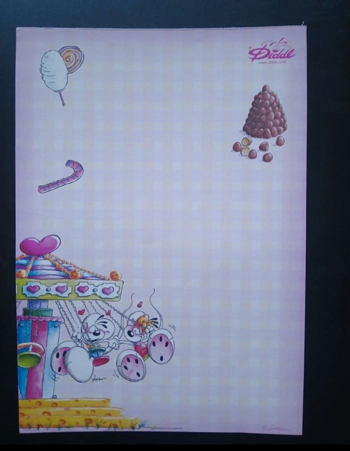 Diddl - Feuille A5 neuve - 0,40€