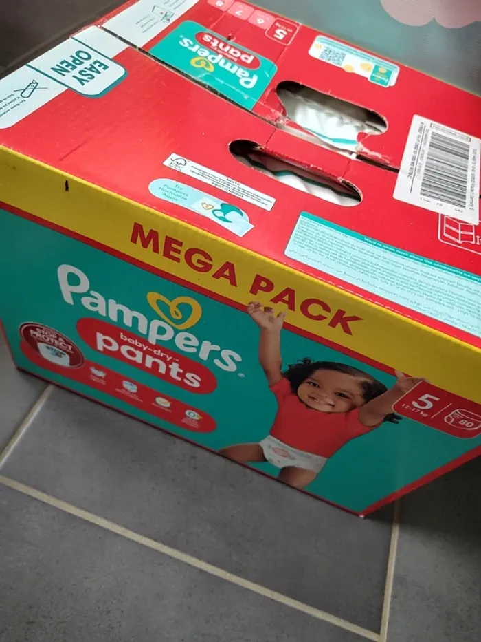 Couches Pampers pants T.5 (x80) Neuf - photo numéro 2