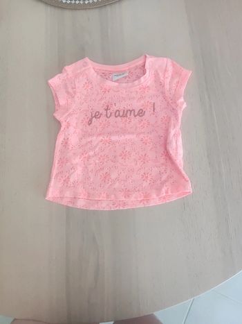 Tee shirt taille 3 mois