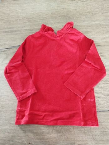 Tee shirt col claudine