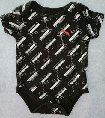 Body noir puma 3/6 mois