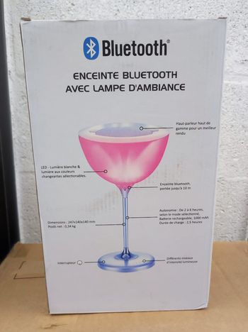 Enceinte Bluetooth ILAMPY Dynabass