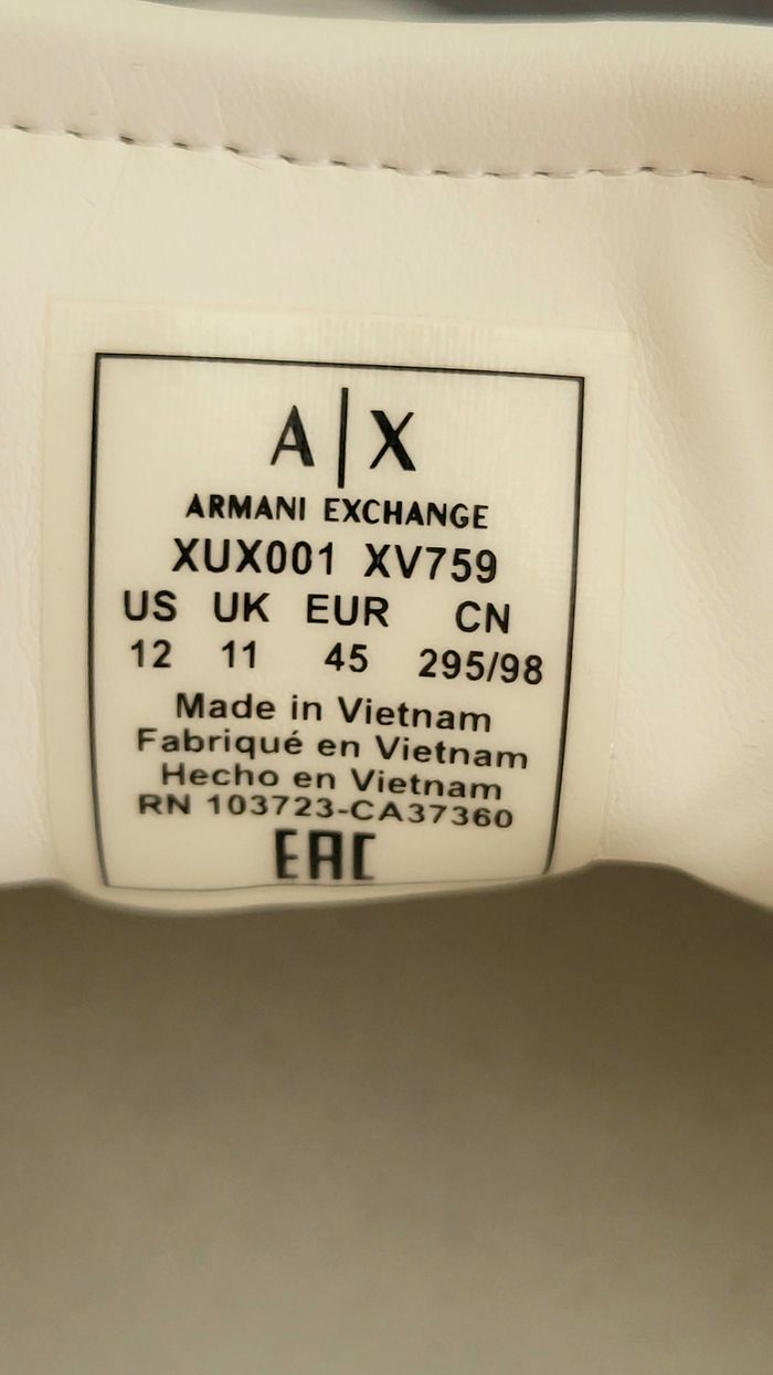 Armani Exchange XUX001 XV759 S999 - Size : 45 🌈🌈 - photo numéro 8
