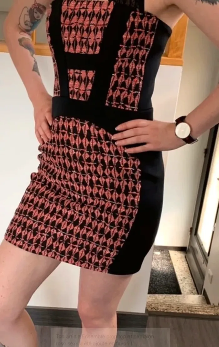 Robe bustier rétro Maje