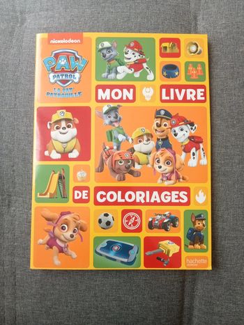 Mon livre de coloriages paw patrol