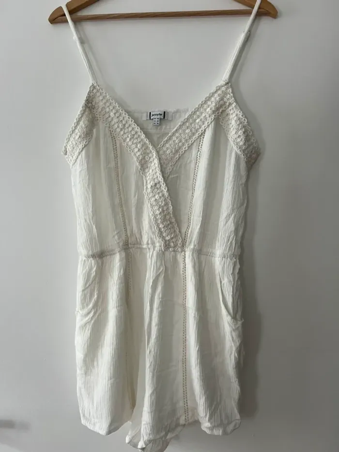 Combi short Jennyfer blanc
