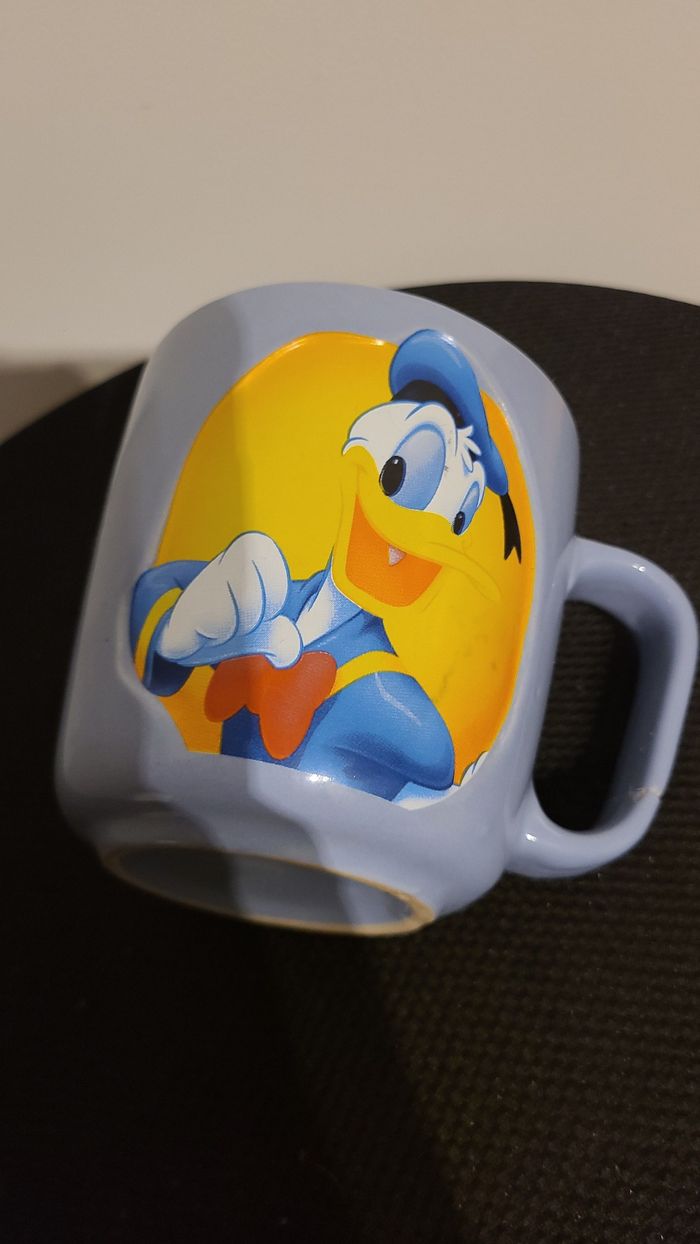 Tasse Donald Duck Disney mug bleu jaune XXL - photo numéro 2