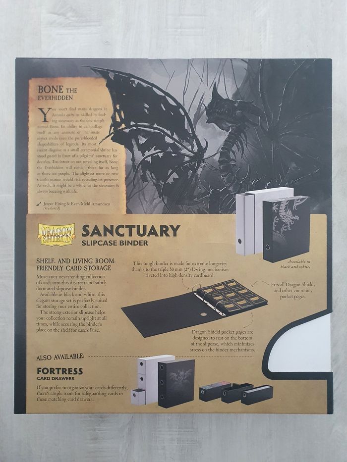 Dragon Shield Classeur + Étui Sanctuary Blanc - photo numéro 2