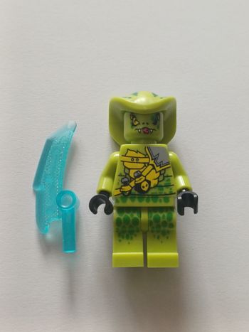 Figurine Style LEGO Ninjago Guerrier Serpentin Vert Acidus